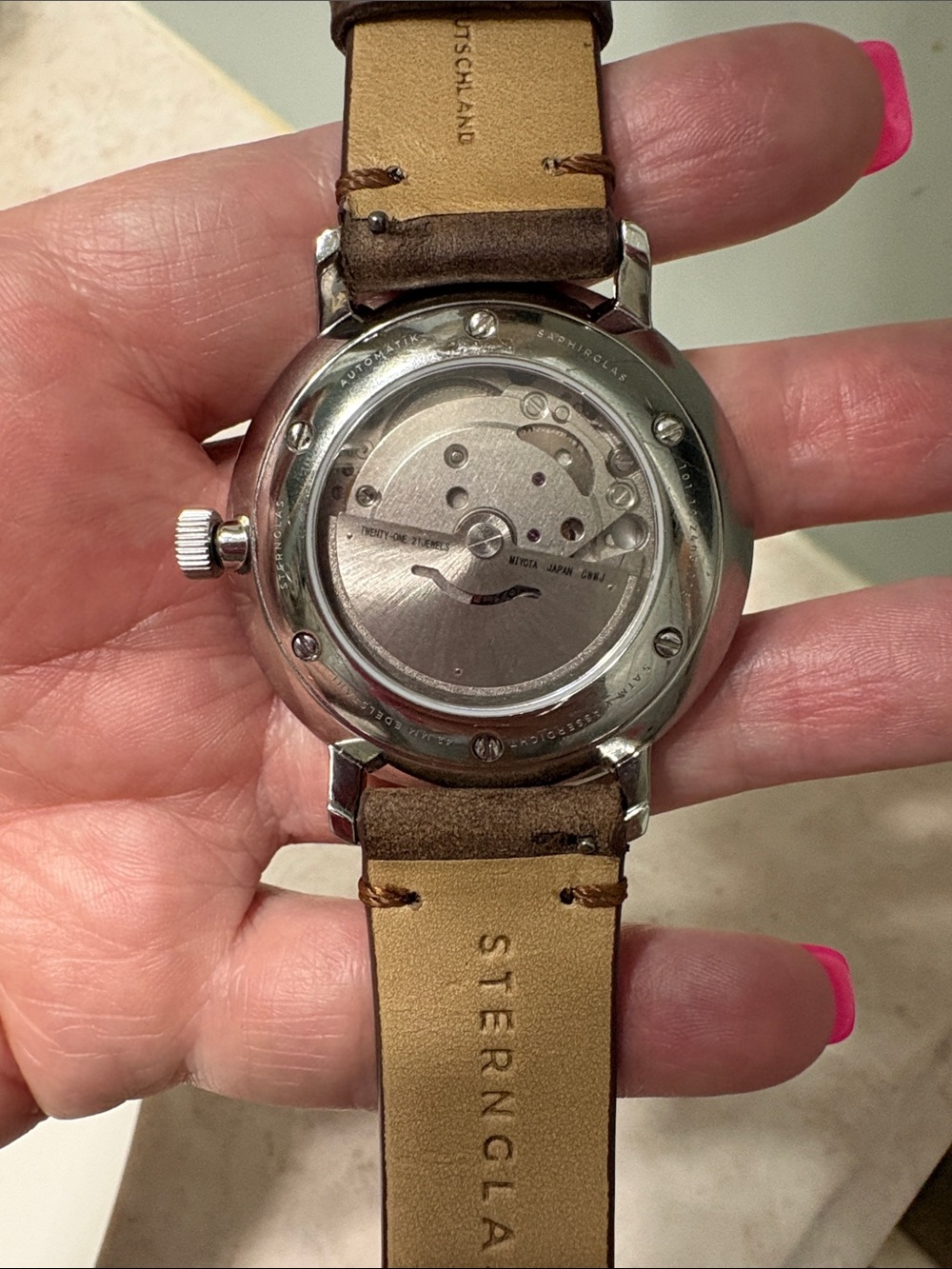 Naos XL Automatic Watch - Brown/White - Picture 3 of 4